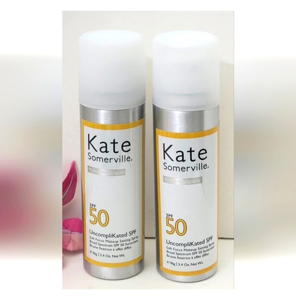 Kate Somerville Other - 2 pk KATE SOMERVILLE Soft Focus Makeup Setting Spray SPF 50 UncompliKated 3.4 Oz
